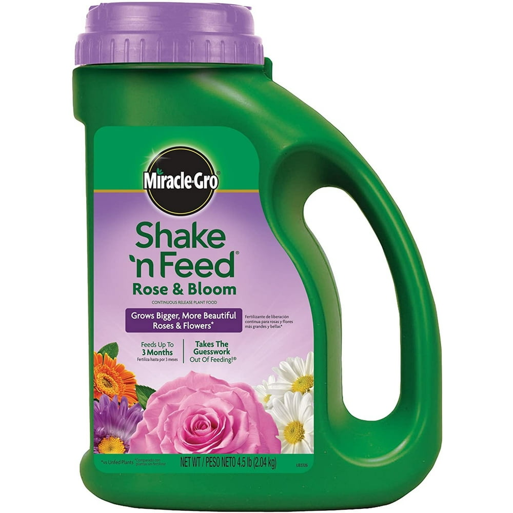 MiracleGro Shake 'n Feed Continuous Release Rose and Bloom Plant Food
