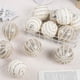 thumbnail image 4 of Adornos navideños Naiovety para árbol de Navidad Blanco, 4 of 6