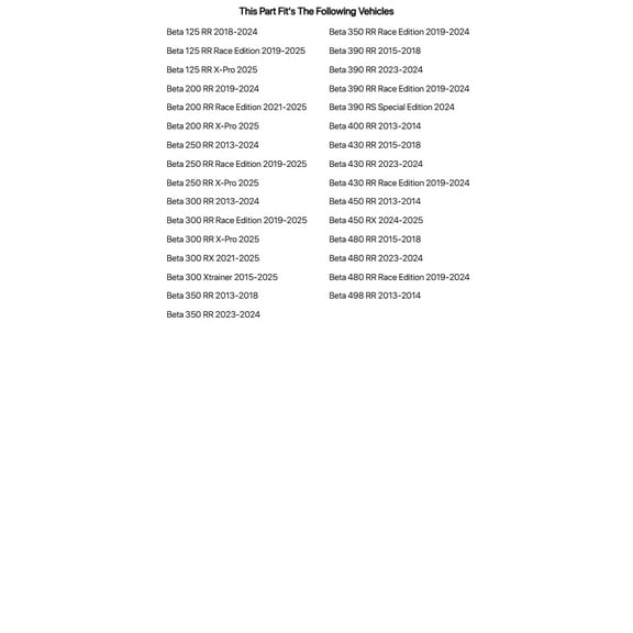 Tusk Stainless Steel Typhoon Brake Rotor, Rear For Beta 390 RR Race Edition 2019-2024