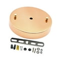 thumbnail image 2 of S SERENABLE Canopy Kit DIY Project Iron for Hanging Lamp Replacement Ceiling Cover Plate Gold Dia 12cm, 2 of 8