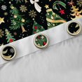 thumbnail image 4 of Feelyou Cartoon Xmas Tree Black Out Curtains for Teen, Winter Snowflake Curtains Pack of 2 (42x63 Each), Merry Christmas Theme Bedroom Curtains, Microfiber Bedroom Decor, 4 of 6