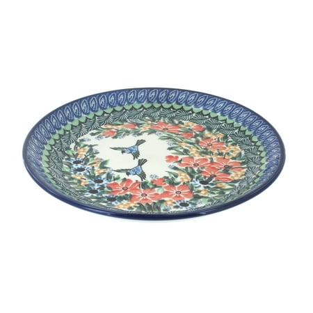 

Blue Rose Polish Pottery Maria Dessert Plate