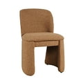 thumbnail image 3 of Breck Mid-Century Modern Curved Upholstered Dining Chair - Set of 2, 3 of 7