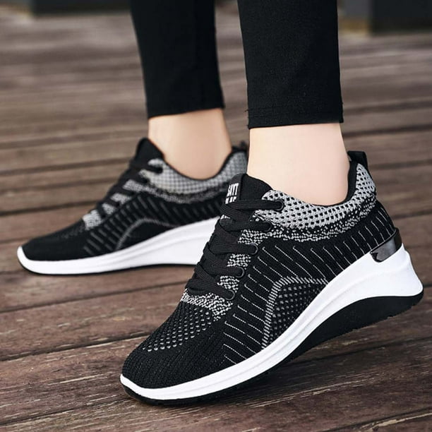 CEHVOM Fashion Women Shoe Soft-soled Comfortable Flying Woven