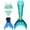 Bluefin Green, variant on Mermaid Tails for Swimming with Monofin Girls Mermaid Tail Swimsuit Bathing Suit for Kids 4PC