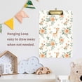 thumbnail image 4 of FORMRS Acrylic Clipboard with Low Profile Clip Standard A4 Letter Size, 12.5" x 9", Flower Giraff Pattern, 4 of 8