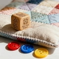 thumbnail image 4 of ZOUBAOQ Quilters Dice, Handmade Wooden Quilting Decision Dice with 6 Engraved Sewing Tasks, Fun Practical Tool Engraved Prompts, DIY Creative Gift for Quilters & Craft Lovers to Spark Sewing Inspirati, 4 of 8