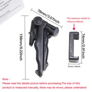 BYXAS Portable Phone Tripod Stand with Phone Mount Action Camera Adapter 360° Ball Head,Flexible Mini Phone Tripod, Portable with Universal Clip, Compatible with Cellphones, Sports Cameras