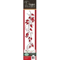 Designer Stencils Rose Cake Stencil Tier 3, Beige/semi-transparent