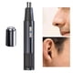 thumbnail image 2 of Recortador de vello de nariz y orejas, recargable por USB, portátil, indoloro, profesional para hombres Negro, 2 of 9