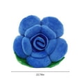 thumbnail image 2 of Uuowzo Flower Rose Pillow- Cute Decoration- Flower Cushion- Cushion- Sofa Pillow and Mattress- Suitable As Valentine Day Gift Valentine's Day Gift Self-love Gifts, Blue, 2 of 6