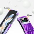 thumbnail image 3 of for Samsung Galaxy Z Flip 4 Case with Hinge Protection, Z Flip 4 Case Full Body Protection - Hard PC All-Inclusive Shockproof Case for Samsung Galaxy Z Flip 4 - Purple, 3 of 6