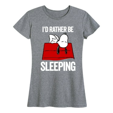 Peanuts - Lazy Snoopy - Women's Short Sleeve Graphic T-Shirt