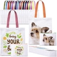 thumbnail image 1 of Bolsas de lona MAFYE, paquete de 30 unidades, para sublimación, color DIY, 1 of 8