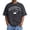 Black, variant on Men's Washed T-Shirt Short Sleeve Brooklyn New York NY Letters Print Vintage T-Shirt Hot Pink S