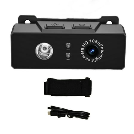 2 IN 1 Head-mounted Action Camera 1080P HD Sports Camcorder Night Vision LEDTAPDRA Spare Part