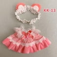 thumbnail image 3 of Mini ropa de felpa para muñecas, traje para muñecas de algodón de 20cm, para labubu, vestido bao-ao Lolita, falda, 3 of 5
