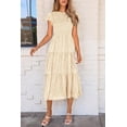 thumbnail image 3 of Vestido midi PRETTYGARDEN con estampado floral para verano 2025 para mujer, 3 of 9