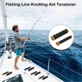 thumbnail image 2 of Fishing Knot Puller Tool Assist, Metal FG GT Knot Puller Tool Fishing Line Knotting Device Tension Line Dragger for Fishing (Yellow), 2 of 5