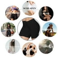 thumbnail image 4 of WILLBEST Shorts for Women 2Pc Women Solid Splice Shorts Panties Under Leggings Sport Short Pant, 4 of 4