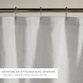 thumbnail image 6 of Linen-Look Shower Curtain by Comfort Canopy, 72" x 72", Light Gray, 6 of 7