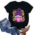 thumbnail image 4 of TIMIFIS T-Shirts à Manches Courtes pour Femmes, Carnavals Tendance, T-Shirt à Imprimé Graphique, Décontracté, Col Rond, Hauts d'Été, Vêtements, 4 of 5