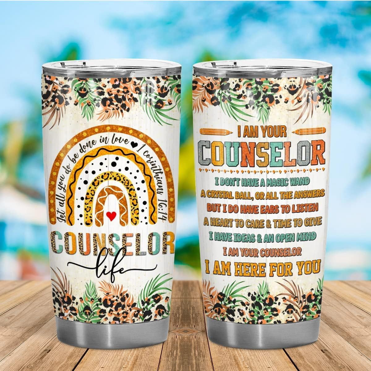 School Counselor 20oz Tumbler - Counselor Appreciation Gift, Office Must Have, Week Mug