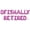 Pink, variant on Letter Balloons - OFISHALLY RETIRED 16" Inch Alphabet Letters Foil Mylar Balloon Retirement Party Banner (Red)