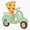 1pcs, variant on Autonomous Smart Grocery Delivery Robot Technology Tech Automation Decal For Laptop Sticker