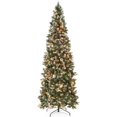 thumbnail image 1 of Best Choice Products 7.5ft Pre-lit Pencil Christmas Tree, 1 of 7