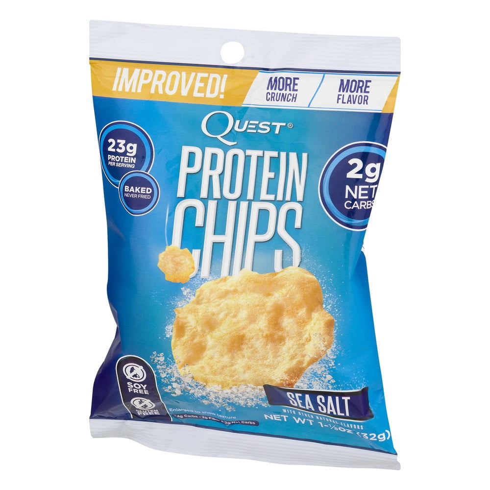 Quest Chips, 23 Grams of Protein, Sea Salt, 1.125 Oz, 1 Ct