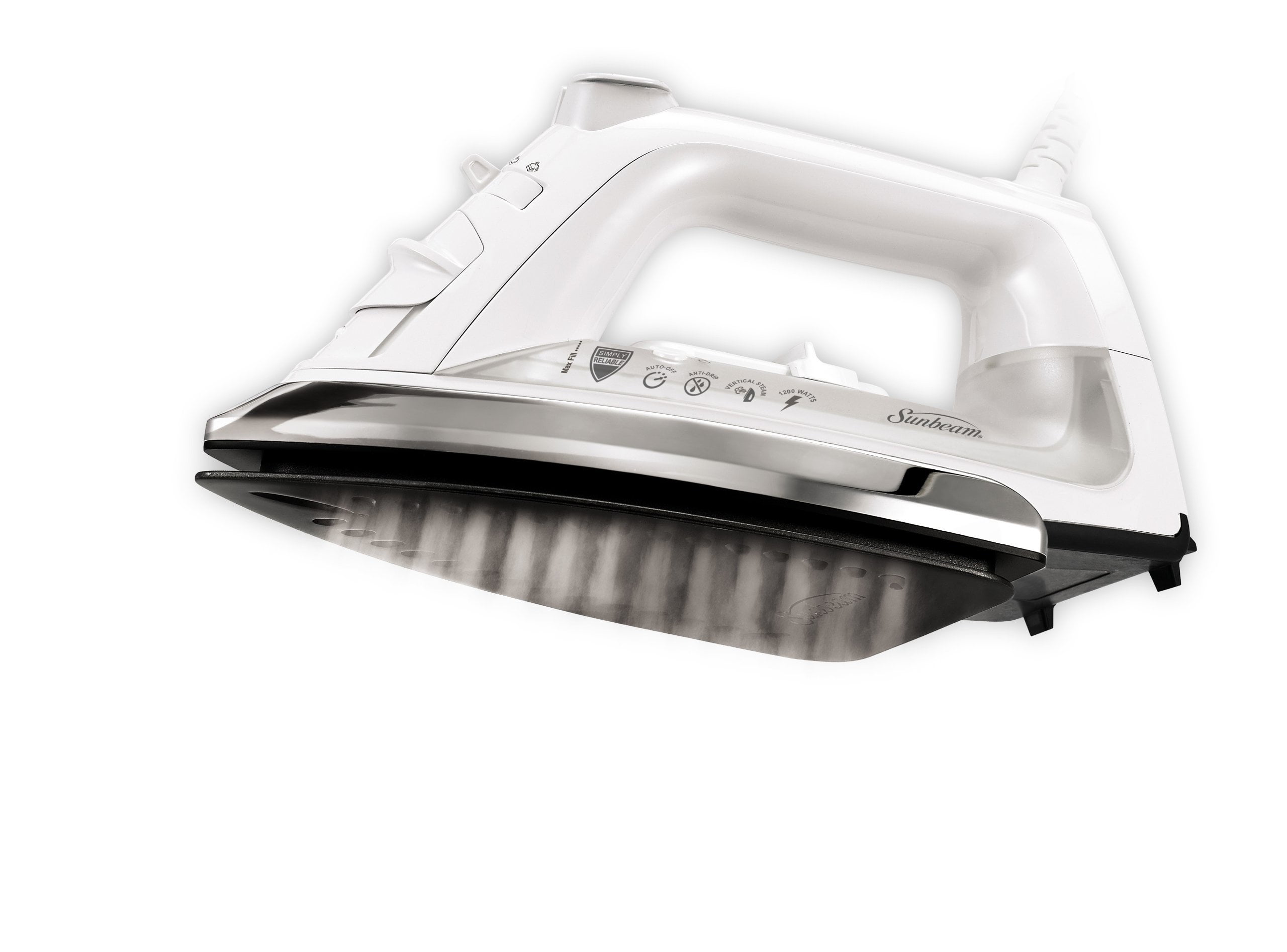 Details about   Sunbeam Classic 1200 Watt Mid-Size Anti-Drip Non-Stick Soleplate Iron With Shot