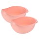 thumbnail image 1 of 2 uds Arroz Lavado Filtro Colador Cesta Arroz Tamiz Fruta Vegetal Tazón Escurridor Cesta Limuds Herramientas Hogar Cocina Kit-Rosa, 1 of 6