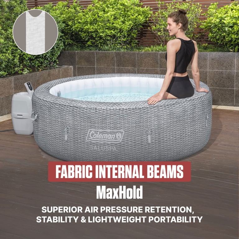 Coleman, Inflatable Hot Tub, Sicily 5-7 Person, Grey, 85