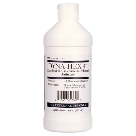 Dyna-Hex 4 Pre-Op Cleaning Solution 16 oz. NonSterile Bottle 1 Each