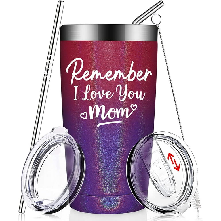 Gifts for Mom - Mom Birthday Gifts from Daughter, Son, Kids - Mothers Day  Christmas Gift Idea for Mommy, New Mom, Wife, Women, Her - 20oz Mom Tumbler  Cup 