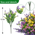 thumbnail image 3 of Flores artificiales Hananona Outdoor 24 unidades de plástico multicolor, 3 of 9