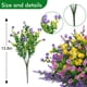 thumbnail image 3 of Flores artificiales Hananona Outdoor, 12 unidades, resistentes a los rayos UV, 3 of 8