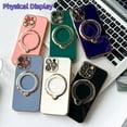 thumbnail image 6 of Swivel Stand Solid Color Phone Case for iPhone 13 12 11 / Pro/Pro Max, Compatible with Magsafe, Back Cover with Lens Film, Magnetic Bracket Shell, 6 of 7