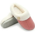 thumbnail image 6 of Womens Slipper Warm Comfy Memory Foam House Slippers Knitted Shoes Faux Fur Lined Anti-Skid Rubber Sole Bedroom Cozy Indoor Outdoor Slippers, 6 of 12