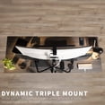 thumbnail image 4 of VIVO Triple Monitor Desk Mount Stand, Heavy Duty, 3 Computer Screens up to 30", 4 of 9