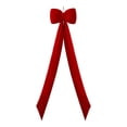 thumbnail image 1 of Fondo de adorno para árbol de Navidad con lazo de 59 pulgadas, decoración navideña versátil para bodas Lacre, 1 of 7