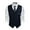 Navy Blue, variant on Coshow Men's Suit Vest Slim Fit Formal Business Waistcoat with Pocket Casual Dress Vest
