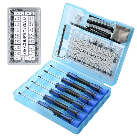 Kit de reparación de gafas, juego de destornilladores de precisión Kingsdun