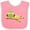 Pink and White, variant on Inktastic Two Cute Owls on a Branch Boys or Girls Baby Bib