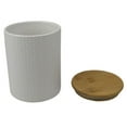 thumbnail image 4 of Wave Medium Ceramic Canister, White, 4 of 6