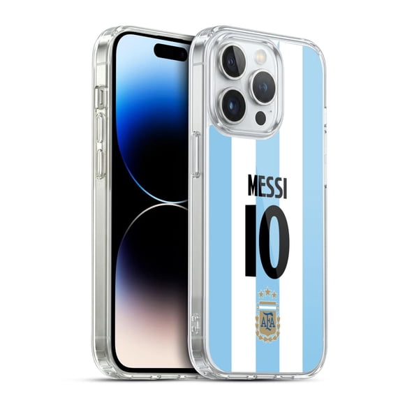 Funda para iPhone 14 Pro de Head Case Designs Messi Argentina