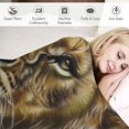 thumbnail image 3 of Orinice Lion Cub Warm Lightweight Blanket Soft Fleece Blankets for All Seasons - Decorative Throw Blanket for Living Rooms, Sofa, Office - Multiple Sizes Available 60x80in, 3 of 6