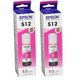thumbnail image 1 of Botella de tinta Epson T512 EcoTank de ultra alta capacidad magenta, 1 of 2