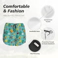 thumbnail image 6 of Lsque Trucks And Excavators Printed Women's Running Shorts with Liner Pockets,Elastic Quick Dry Workout Athletic Gym Yoga Shorts,Womens High Waist Shorts-Medium, 6 of 9